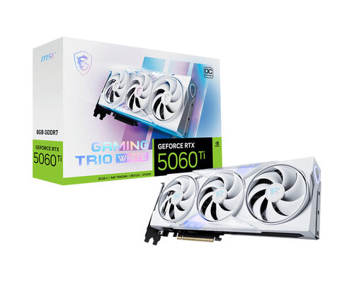 Περισσότερες πληροφορίες για "MSI GeForce RTX 5060 Ti 8G GAMING TRIO OC WHITE"
