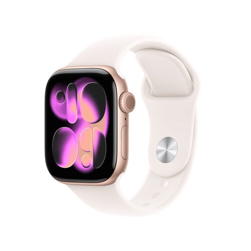 Περισσότερες πληροφορίες για "Apple Watch Series 11 (42mm/LTE/Ροζ χρυσό/Αλουμίνιο)"