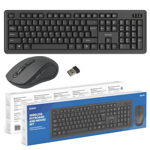 Περισσότερες πληροφορίες για "Savio KB-03 (Μαύρο/USB)"