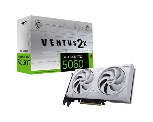 Περισσότερες πληροφορίες για "MSI VENTUS GeForce RTX 5060 Ti 8G 2X OC WHITE PLUS"