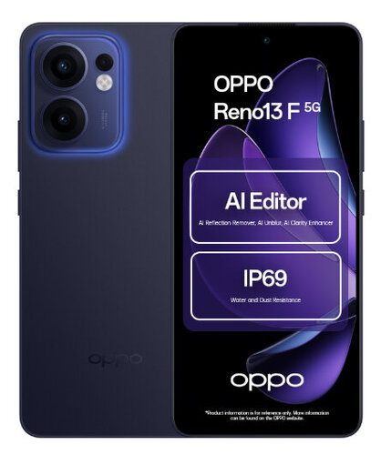 Περισσότερες πληροφορίες για "OPPO Reno 13 F 5G (Μπλε/256 GB)"