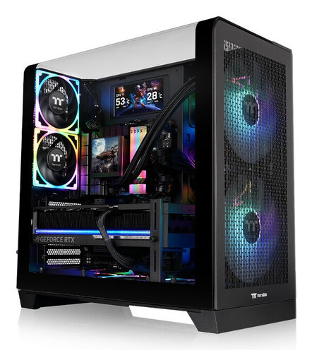 Περισσότερες πληροφορίες για "Thermaltake View 390 Air (Midi Tower/Μαύρο)"