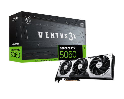 Περισσότερες πληροφορίες για "MSI GEFORCE RTX 5060 8G VENTUS 3X OC"