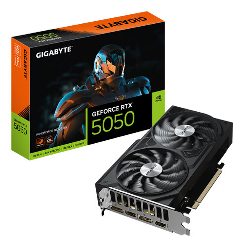 Περισσότερες πληροφορίες για "GIGABYTE GeForce RTX 5050 WINDFORCE OC V2 8G"