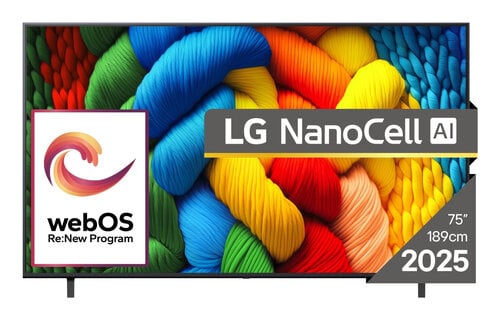 Περισσότερες πληροφορίες για "LG NanoCell AI 75NANO80A3B"