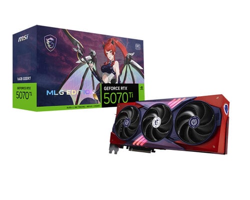 Περισσότερες πληροφορίες για "MSI GeForce RTX 5070 Ti 16G MLG EDITION OC"
