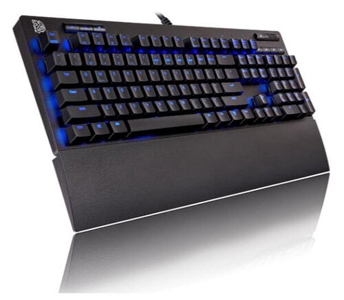 Περισσότερες πληροφορίες για "Thermaltake KB-NPP-TBBLSP-01 (Μαύρο/USB/RGB LED)"
